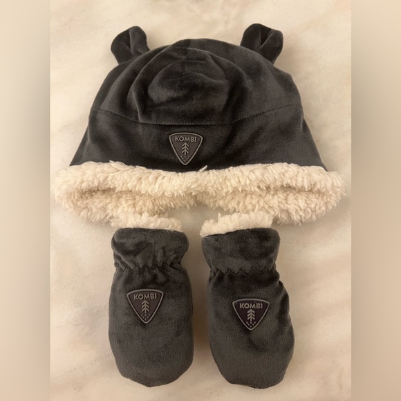 Kombi Sherpa Hat and Mittens Set - Picture 1 of 4